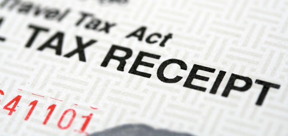 A tax receipt